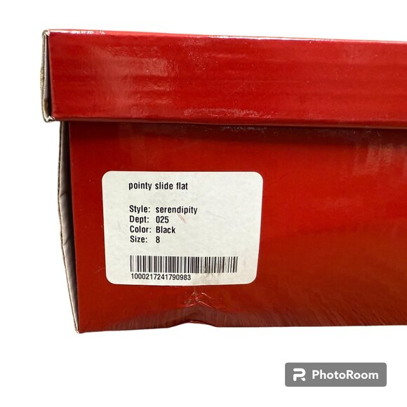 NIB Women's ESPRIT "Serendipity" Pointy Slide Flats Black- Size 8 - Picture 11 of 11